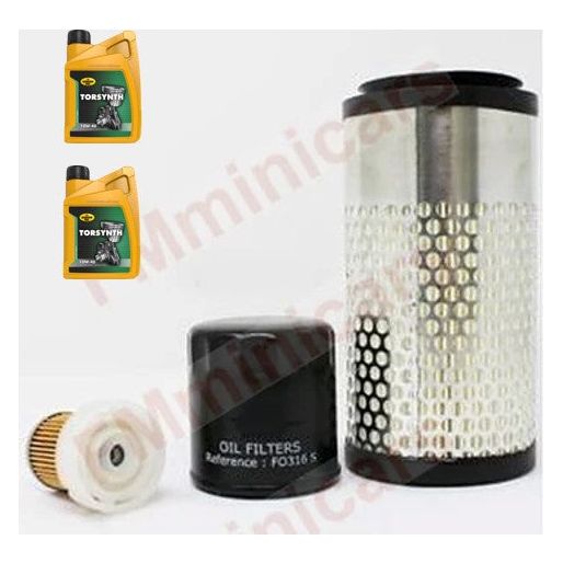 Maintenance package Aixam Z482 Oil filter Air filter Diesel filter Kubota
