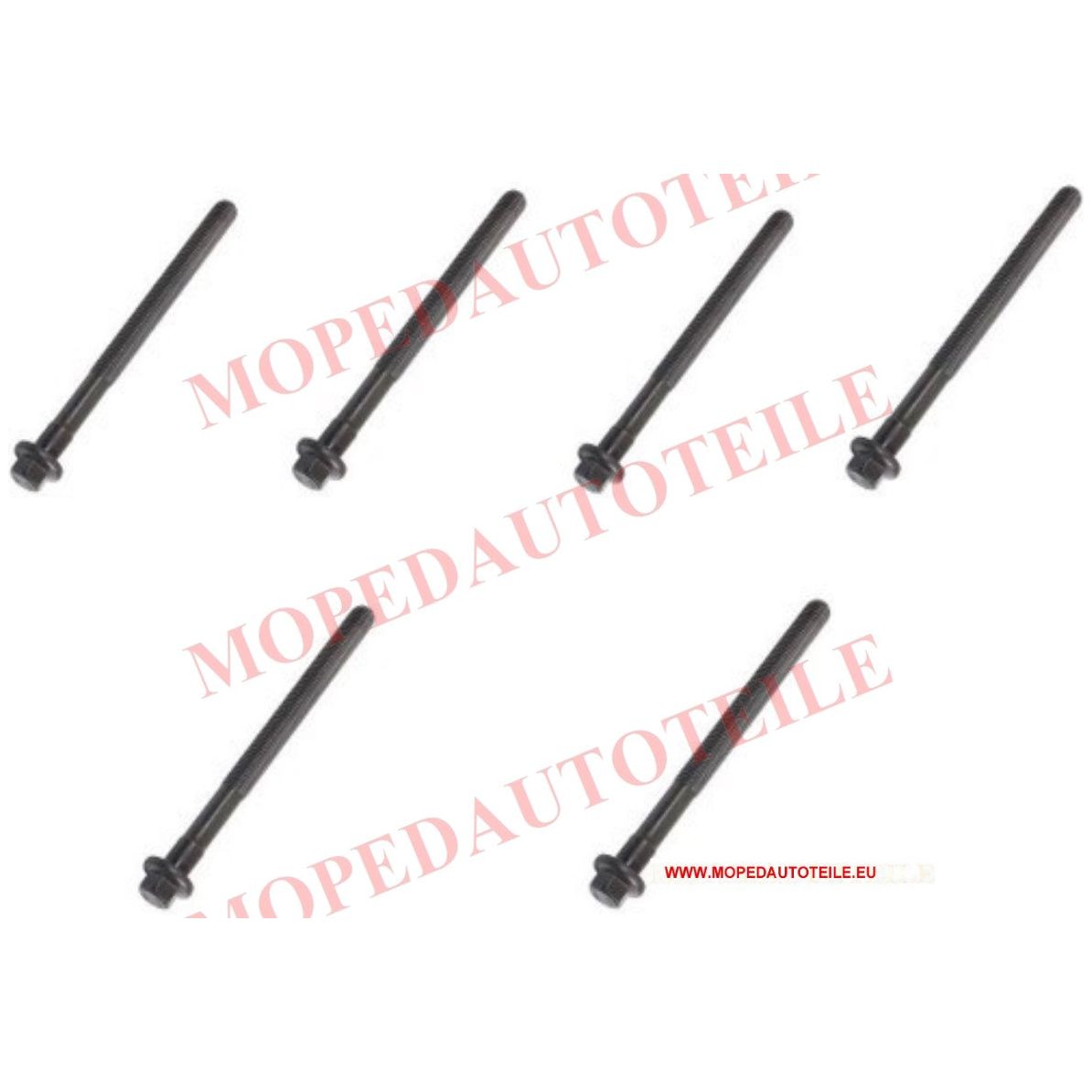 Kopschroeven 6X (set) Ligier, Microcar, Chatenet, Lombardini (LWD502)