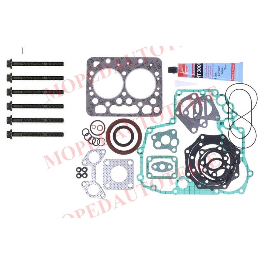Pakkingset+kopbout+koppakking,Aixam(300/400/500/721/741/Coupe/Vision) Kubota(Z402)