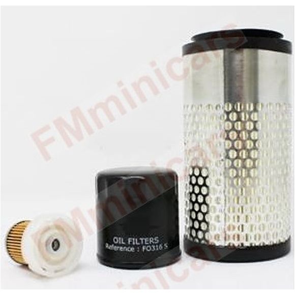 Maintenance package Aixam Z482 Oil filter Air filter Diesel filter Kubota