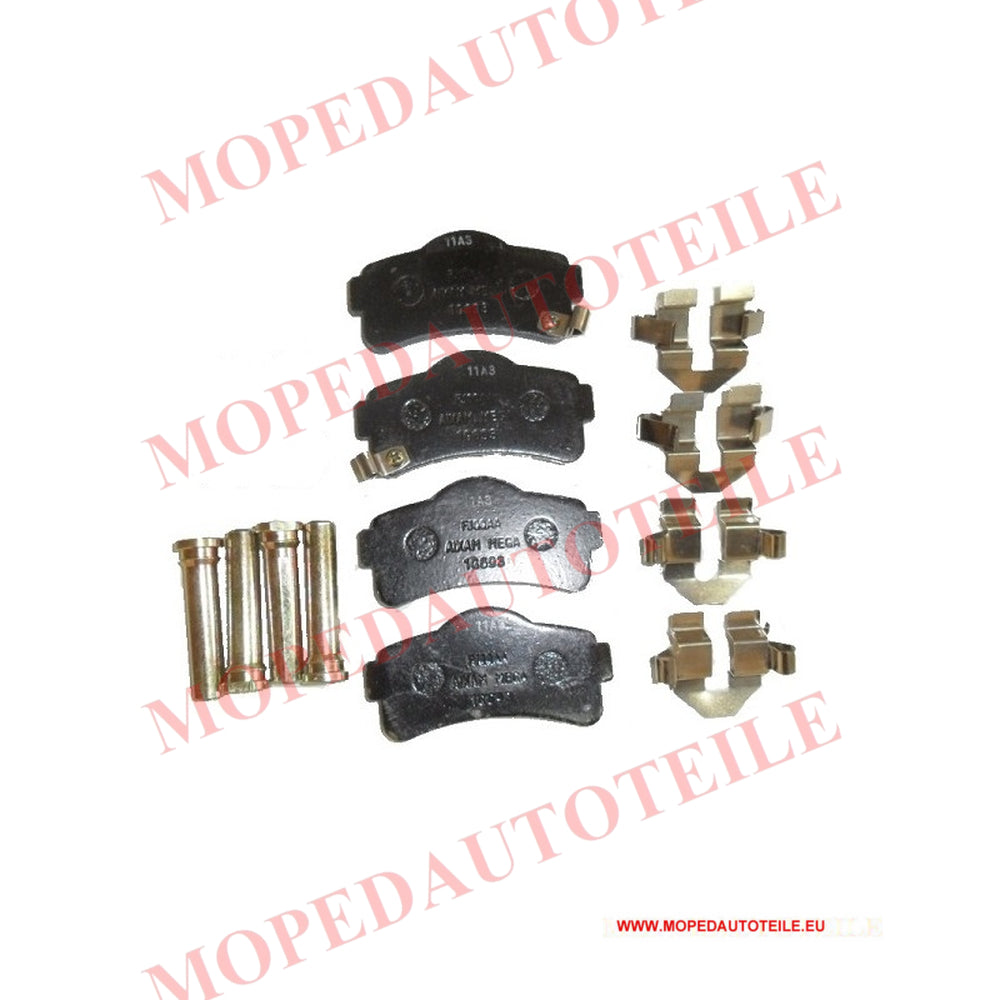 Front brake pads, Microcar(M8/Mgo 1/2/3/4/6), Ligier(JS50/JS60)