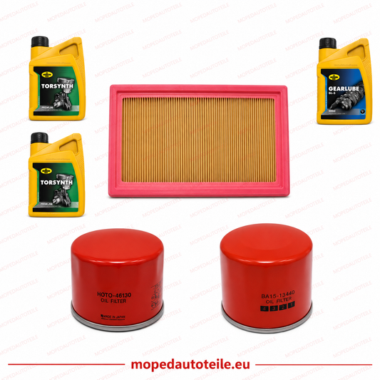 Maintenance package + 2L engine oil (10W40) + 1L gear oil (80W90), Lombardini Focs LWD 502(505) oil filter air filter diesel filter