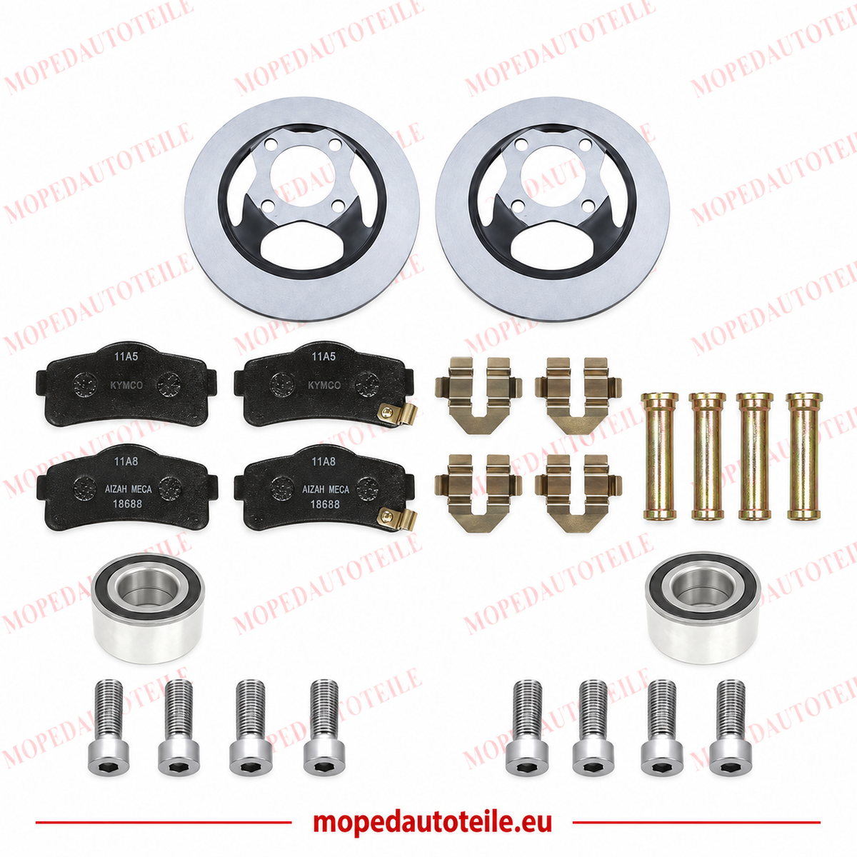 Front brake kit, Ligier JS50/JS60/IXO, Microcar M8/MGO1/2/3/4